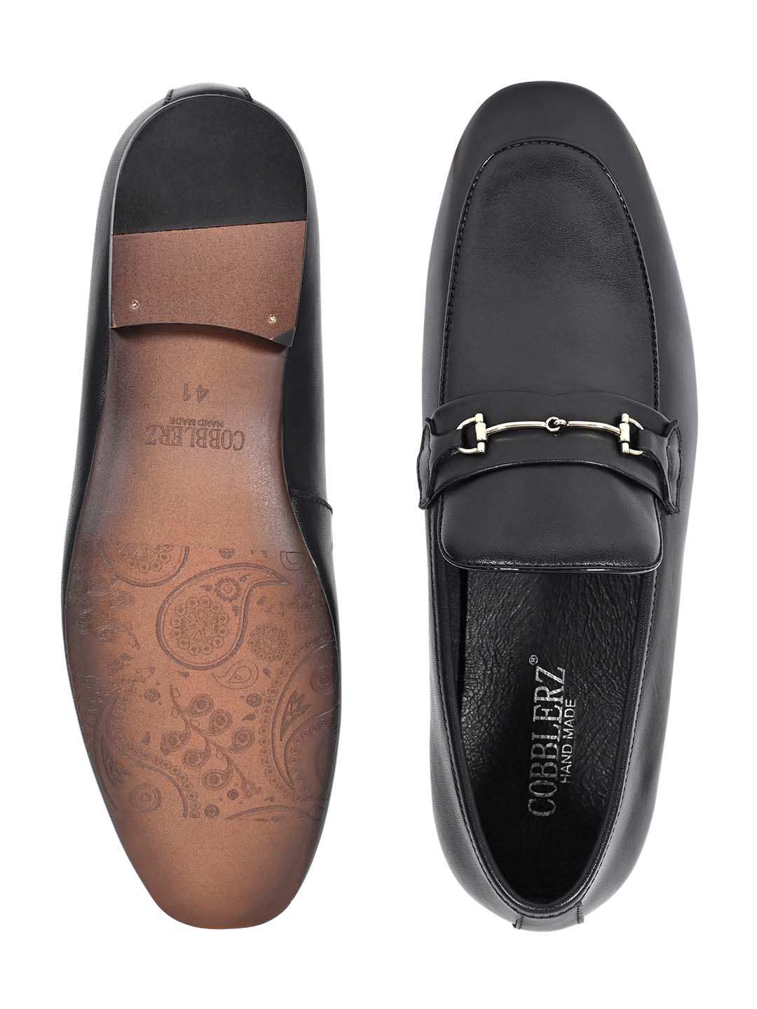 Footwear, Men Footwear, Black Formal Loafers