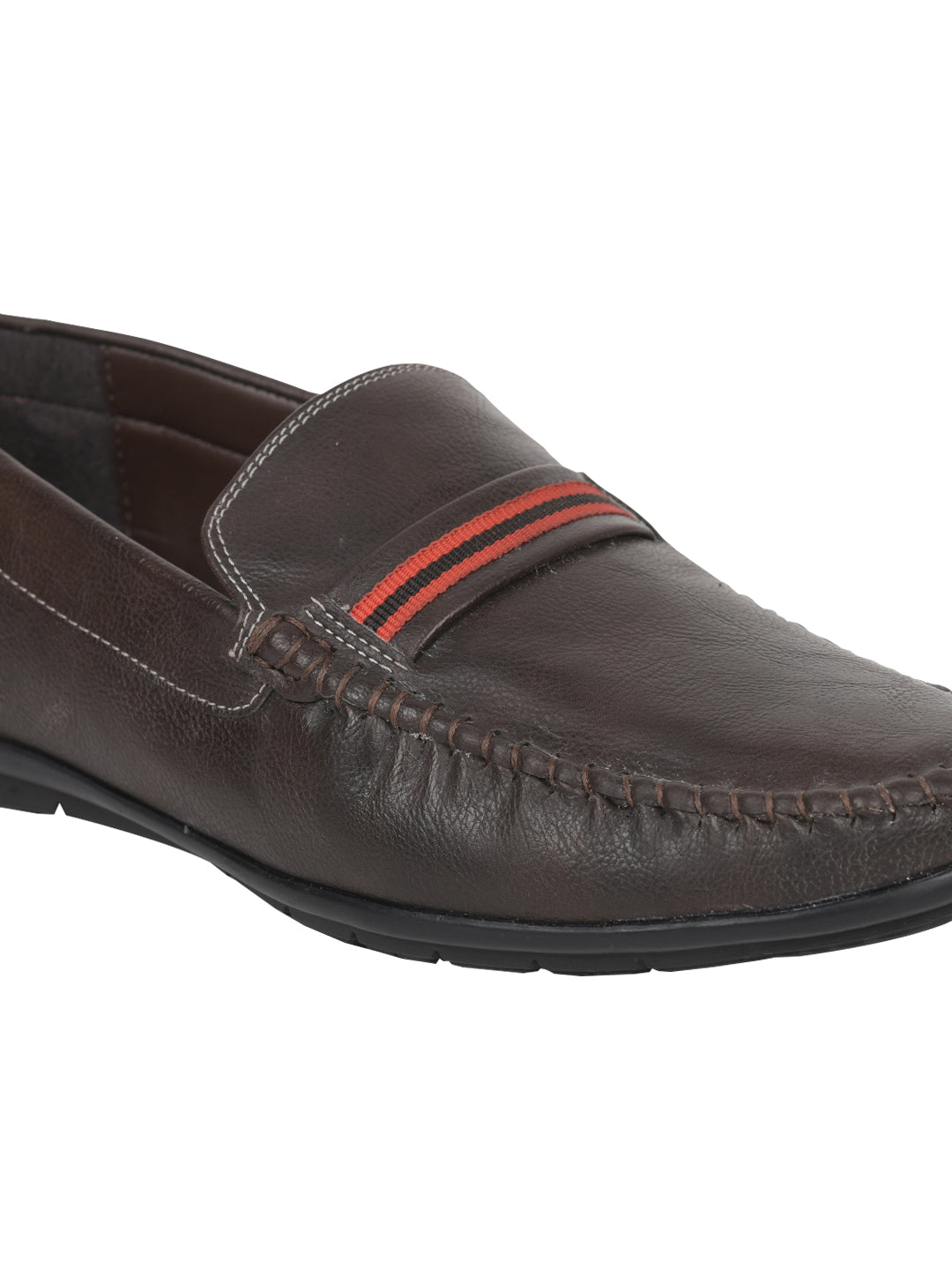 Men Coffee Solid Driving Shoes