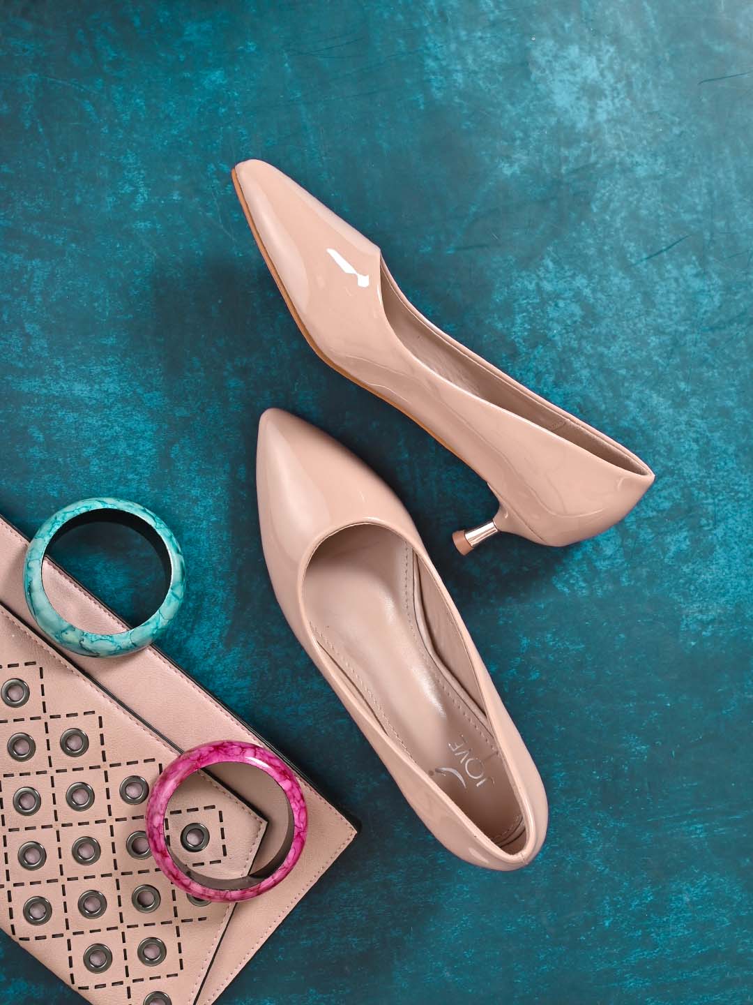 Buy Beige Heeled Shoes for Women by Bata Online | Ajio.com