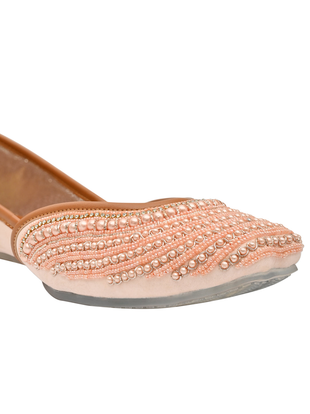 Women Footwear, Pink Mojaris