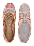 Women Footwear, Pink Mojaris