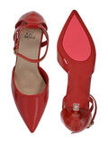 Footwear, Women Footwear, Red Stilettos