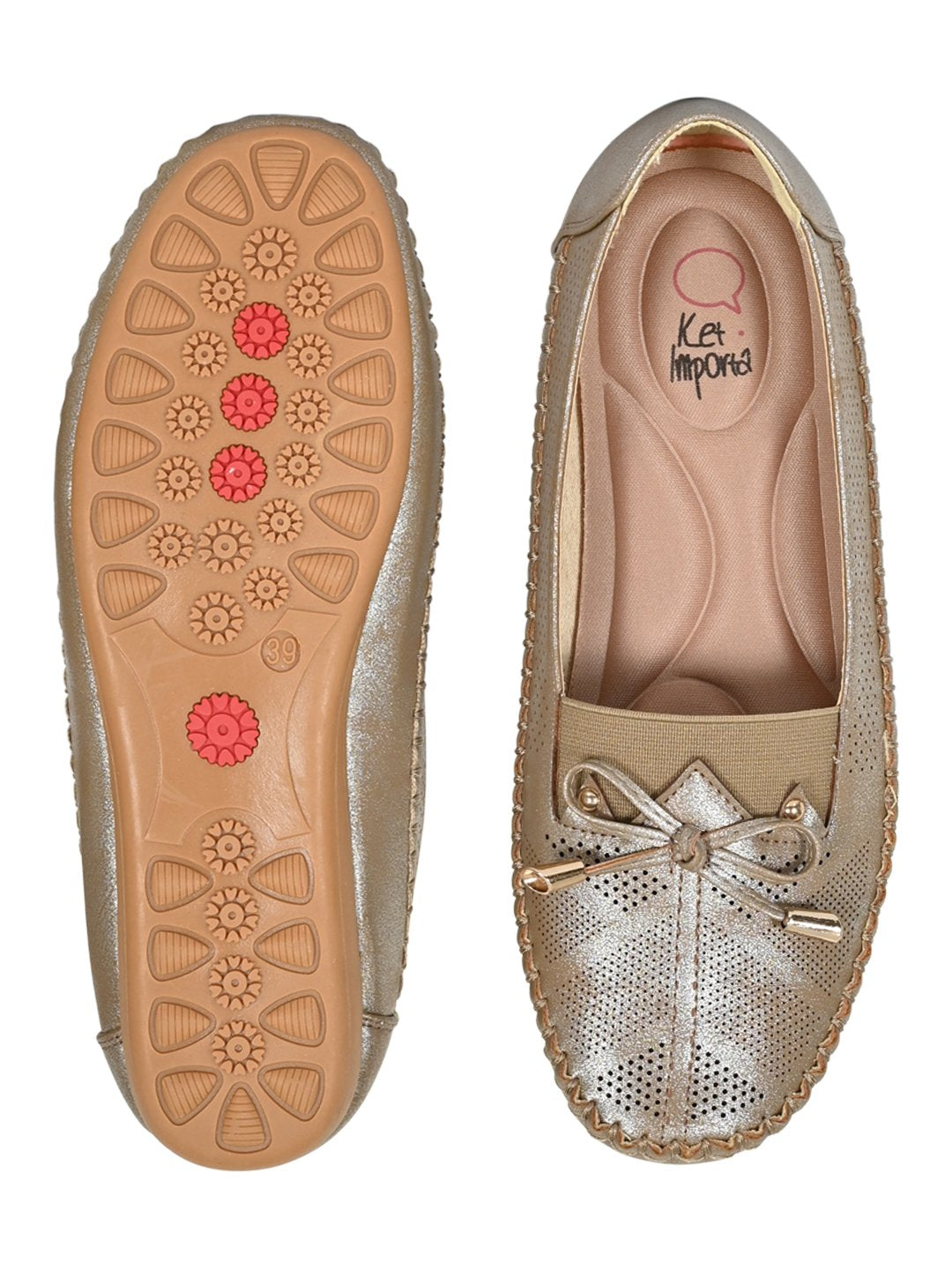 Women Footwear, Khaki Loafers