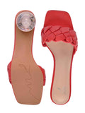 Footwear, Women Footwear, Red Sandals
