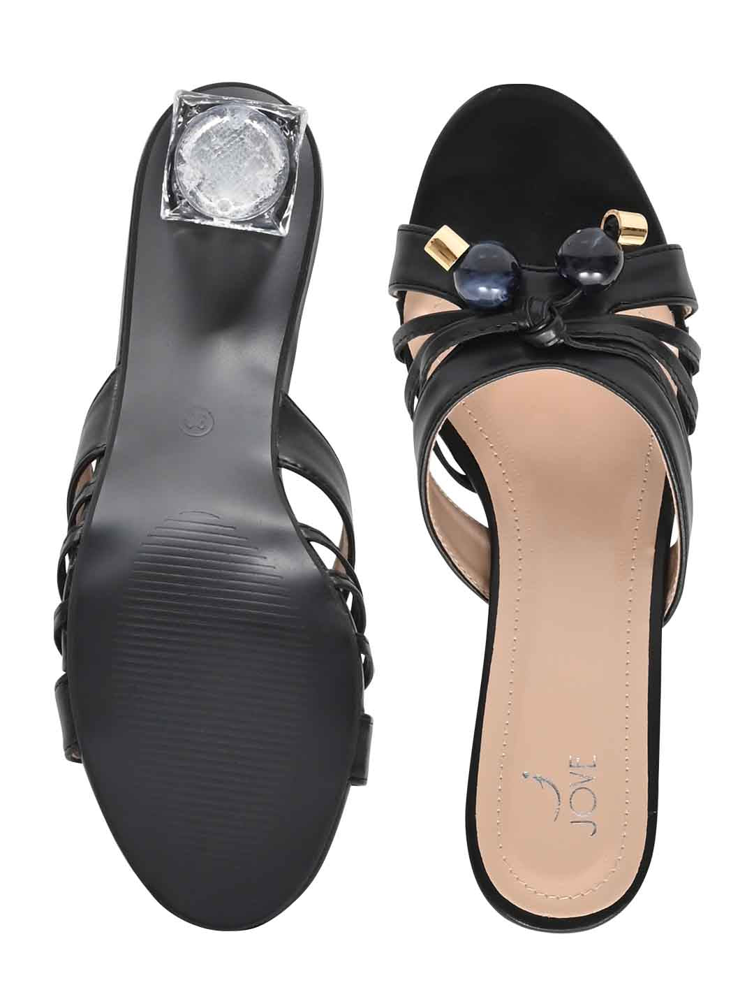 Footwear, Women Footwear, Black Sandals