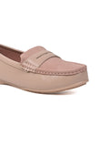 Women Pink Solid Loafers