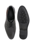 Men, Men Footwear, Black Derby Formal Shoes