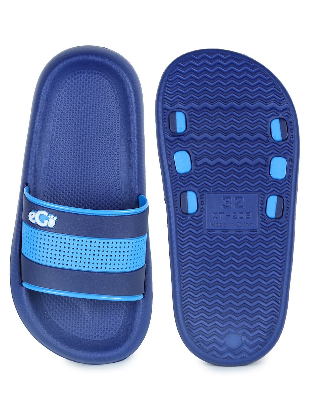 Footwear, Boys Footwear, Girls Footwear, Navy Blue Slides