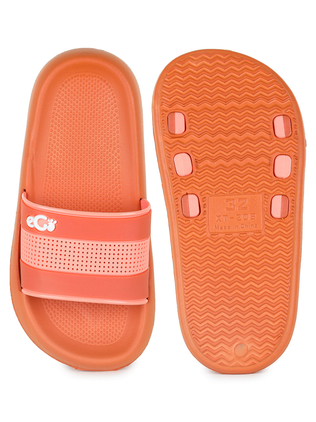 Footwear, Boys Footwear, Girls Footwear, Orange Slides
