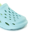 Footwear, Women Footwear, Aqua Green Clogs
