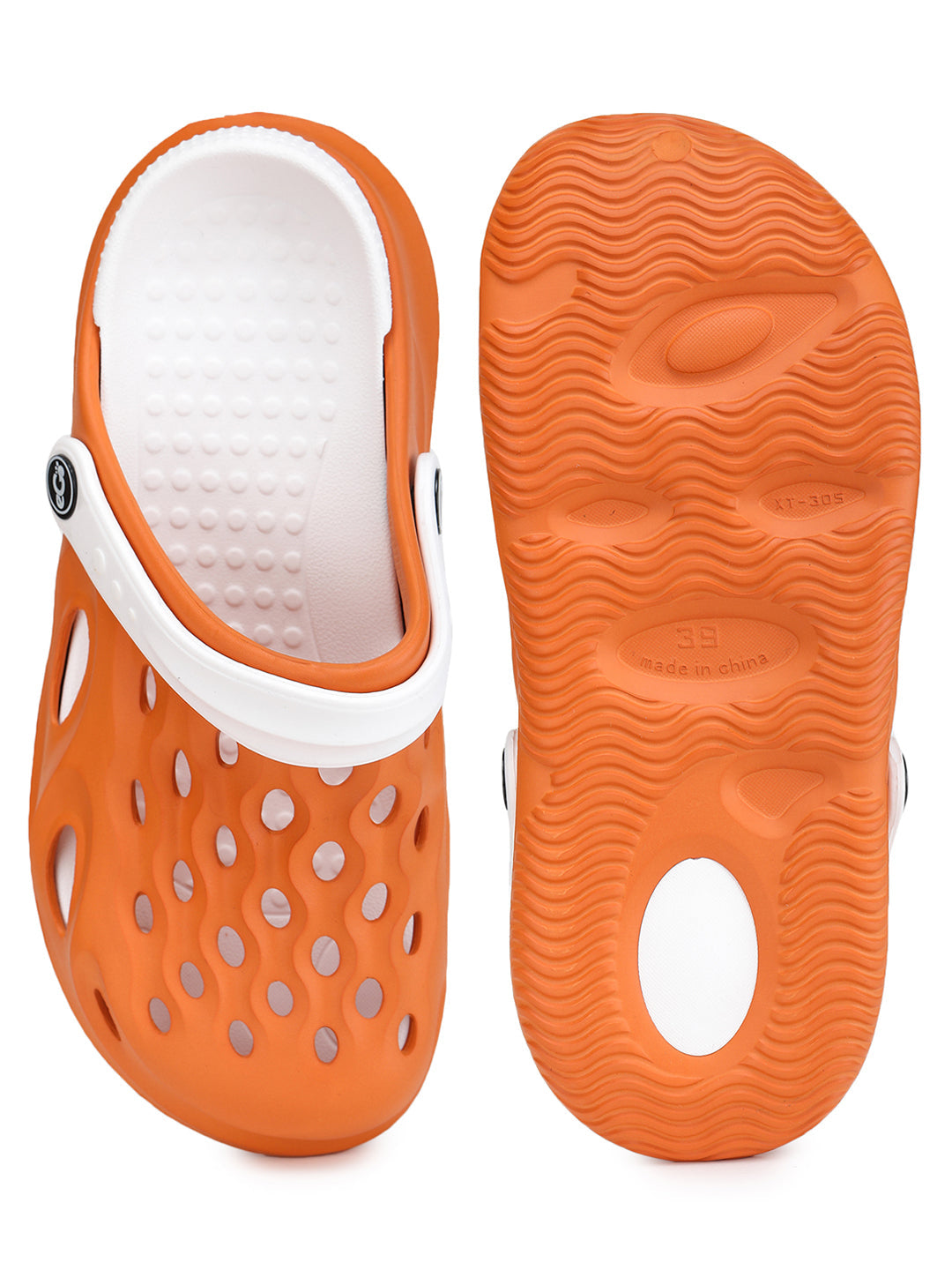 Footwear, Women Footwear, Orange Clogs