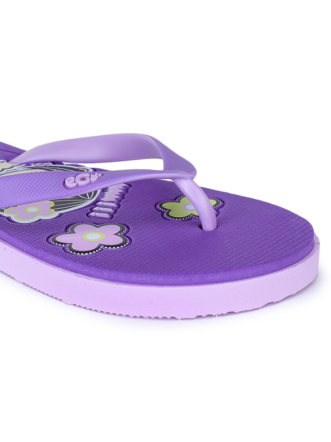 Footwear, Women Footwear, Purple Flip-Flops